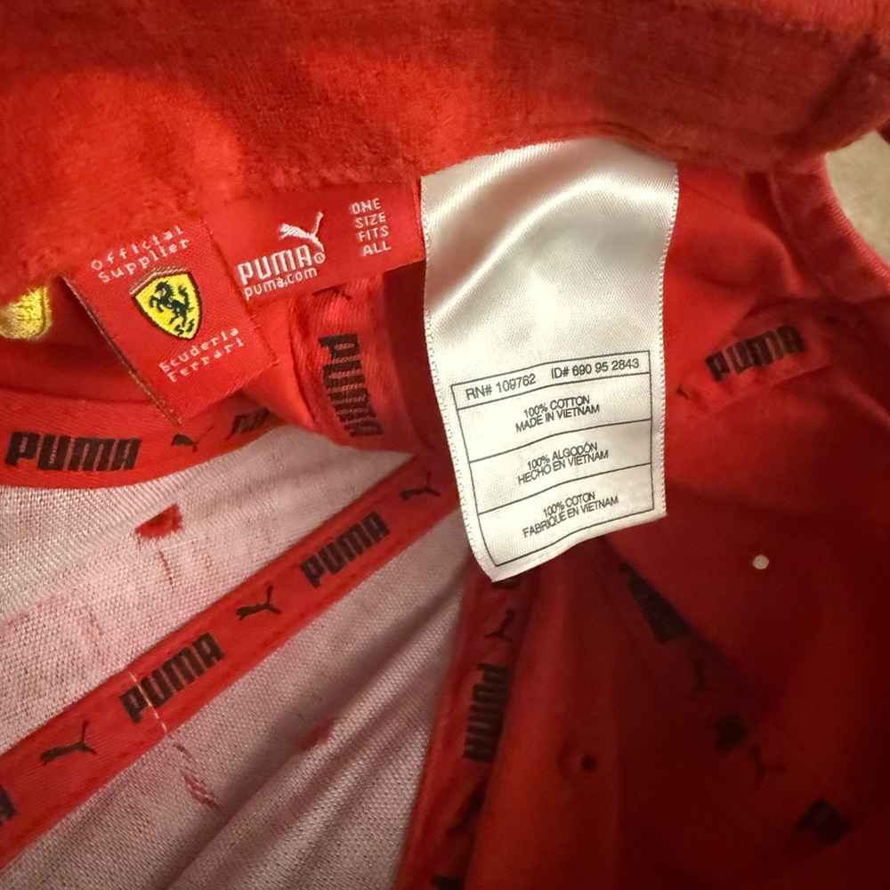 Puma Red Cap with Ferrari Logo - Picture 5 of 5